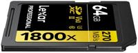Lexar Professional SDXC 64GB BL 1800X UHS-II V60 Gold - thumbnail