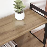 Boekenkast artisanaal eikenkleurig 60 x 30 x 48.5 cm - thumbnail