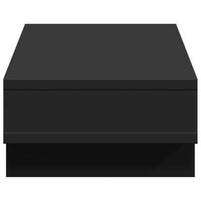 Monitorstandaard 50x27x15 cm bewerkt hout zwart