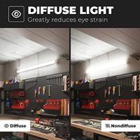 S-Series - Set van 2 LED TL armaturen 150cm - IP65 Waterdicht - 32 Watt 5120 Lumen (160lm/W) - 4000K Neutraal wit - Koppelbaar - IK07 - S-Series Tri-Proof plafondverlichting - thumbnail