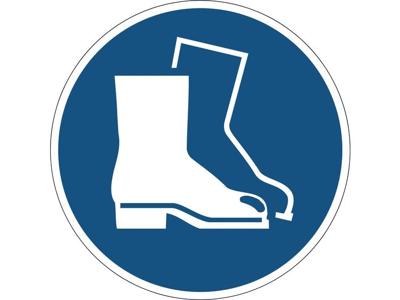 Durable Gebodsteken | voetbescherming gebruiken | 430 mm R9 | 5 stuks - 173306 173306