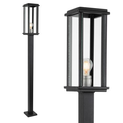 Buitenlamp Capital L sokkellamp zwart