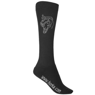 Red Horse paardrijsokken zwart junior/unisex maat 35 38