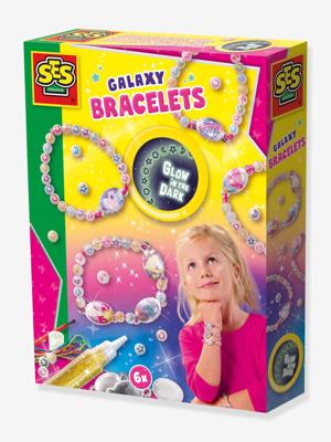 Ses glow in the dark galaxy armbanden