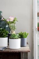 Mica Decorations Era Bloempot - H21,5 x Ø23 cm - Wit - thumbnail