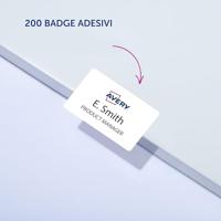 Naambadge etiket Avery L4785-20 80x50mm 200 etiketten | 5 stuks - thumbnail