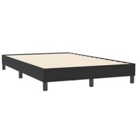 Boxspring met matras fluweel zwart 120x210 cm - thumbnail