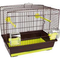 Vogelkooi Buru 40 x 25 x 35 cm Flamingo Bruin - thumbnail