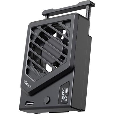 Ulanzi CA25 Camera Cooling Fan V2 (klem), zwart