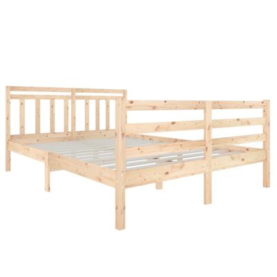 Bedframe massief hout 135x190 cm - thumbnail