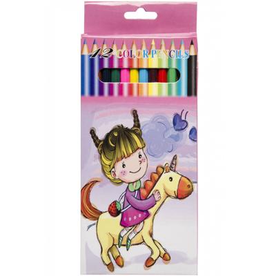 Lg-imports Kleurpotloden Meisje 18 Cm 12 Stuks