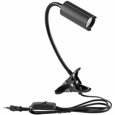 Eurolite KKL-7 41600550 LED-klemlamp 7 W Zwart