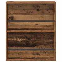 Tijdschrift Rek 2 pcs Oudhout 60 x 12 x 70 cm Bewerkt hout - thumbnail