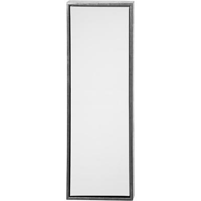 Creativ Company Canvas met lijst, afm 50x60 cm, 360 gr, antiek zilver, wit, 1 stuk