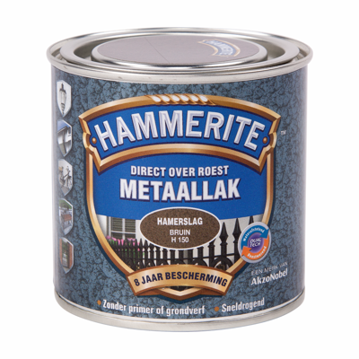 Hammerite Metaallak Direct over Roest Hamerslag - H150 Bruin
