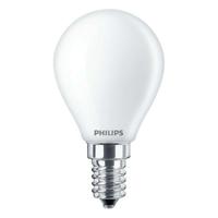 Philips LED 76283400 LED-lamp Energielabel E (A - G) E14 Kogel 6.5 W = 60 W Warmwit (Ø x l) 4.5 cm x 8 cm 1 stuk(s) - thumbnail