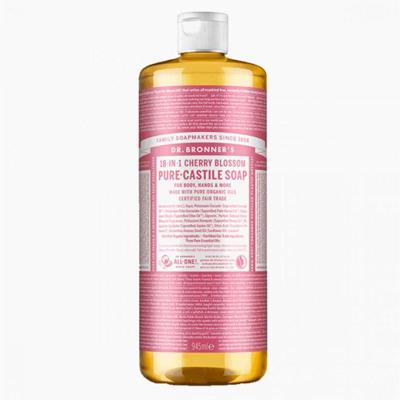 Dr. Bronner&apos;s Vloeibare zeep - pure castile - cherry blossom - 945 ml