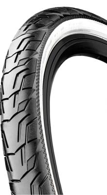 Continental buitenband ride city 28x1.75 (47-622) zwart/wit reflex