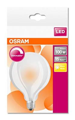 OSRAM HOMELIGHTING 4058075112131 LED-lamp Energielabel D (A - G) E27 Globe 13.8 W = 100 W Warmwit (Ø x h) 95 mm x 150 mm Dimbaar 1 stuk(s)