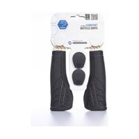 Herrmans line dd36 - ergonomisch verstelbaar fiets handvat (125mm) - zwart/grijs - thumbnail