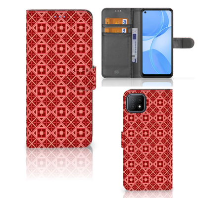 OPPO A73 5G | Telefoon Hoesje | Batik Rood