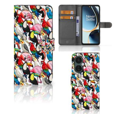 OnePlus Nord CE 3 Lite | Telefoonhoesje | Met pasjeshouder | Birds OnePlus Nord CE 3 Lite | Telefoonhoesje | Met pasjeshouder | Birds