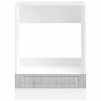 Ovenkast "Porto" bewerkt hout grijs sonoma eiken - thumbnail