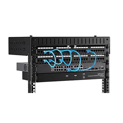.com 8U Open Frame Rack Wandmontage – Verstelbare diepte 30-50 cm - Rack - monteerbaar aan muur - zwart - 8U .com 8U Open Frame Rack Wandmontage – Verstelbare diepte 30-50 cm - Rack - monteerbaar aan muur - zwart - 8U