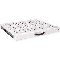 ROLINE 19-inch plank 1 U , Uitschuifbaar 350mm diep 25 kg grijs - thumbnail