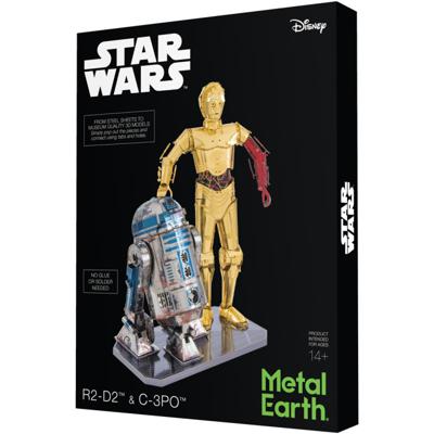 Metal Earth Star Wars Set C-3PO + R2D2 Metalen bouwpakket