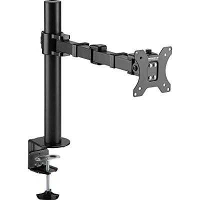 SpeaKa Professional SP-MM-210 Monitorbeugel Aantal monteerbare displays: 1 Display(s) 43,2 cm (17) - 81,3 cm (32) Zwart In hoogte verstelbaar, Kantelbaar,