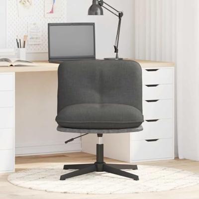 Kantoorstoel draaibaar stof donkergrijs Kantoorstoel draaibaar stof donkergrijs
