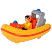 Simba Brandweerman sam reddingsboot met speelfiguur elvis - thumbnail
