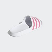adidas Adilette Aqua Slippers Dames Wit Roze - thumbnail