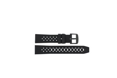 Horlogeband Tissot T603049462 Rubber Zwart 20mm