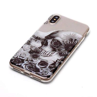 Softcase schedel hoes iPhone X / XS
