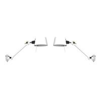Tonone Bolt Bed Sidefit met stekker Wandlamp Set van 2 - Wit - thumbnail
