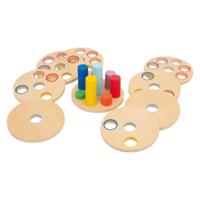 Small Foot - houten stapelspel logisteck educatief, 9dlg. - thumbnail
