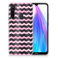 Xiaomi Redmi Note 8T | TPU bumper | Waves Roze - thumbnail