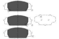 Remblokken set KBP2031 - thumbnail