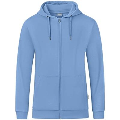 JAKO C6820 Jas Met Kap Organic - Ijsblauw - 5XL
