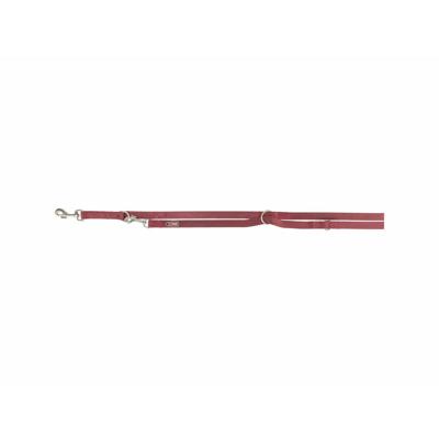 Verstelbare hondenriem Trixie Premium Rood