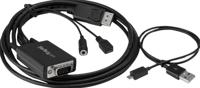 Startech.com 2 m DisplayPort naar VGA kabel met audio - VGA naar DisplayPort converter - DisplayPort kabel VGA - DisplayPort-kabel 2m - DP-naar-VGA-kabel - DisplayPort-kabel - 1920 x 1200 - thumbnail