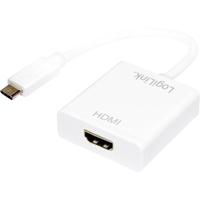 LogiLink UA0236A USB-C HDMI Wit video adapter - thumbnail