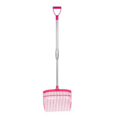 Mestvork met steel Roze Mestvork met steel Roze