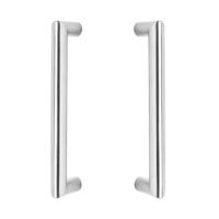 Intersteel Deurgrepen set recht-90 graden 200mm geborsteld RVS - thumbnail