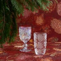 Kare Waterglas Ice Flowers Clear - thumbnail