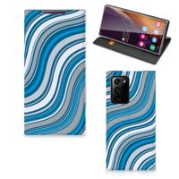 Samsung Galaxy Note 20 Ultra | Hoesje met Magneet | Waves Blue - thumbnail