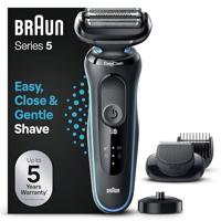Braun 51-M4500CS Series 5 Elektrisch Scheerapparaat Zwart/Blauw - thumbnail