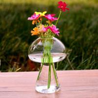 Paddestoel gevormde glazen vaas terrarium fles container bloem Home tafel decoratie - thumbnail
